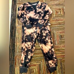 Cozy Abercrombie Kids Girls 11/12 Super Soft Fleece Sweater/Pants Pajamas